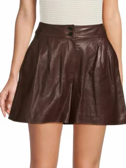 Women Dolce&Gabbana Leather Shorts