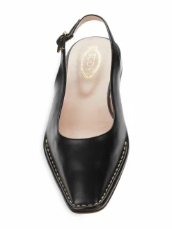 Tod's Leather Slingback Flats