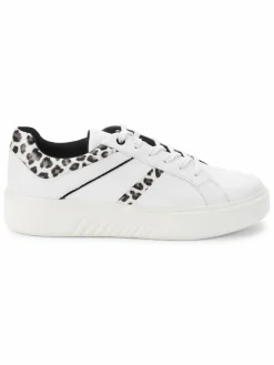 Geox Leopard Print Platform Sneakers