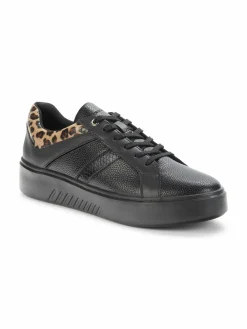 Geox Leopard Print Platform Sneakers
