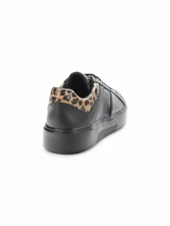Geox Leopard Print Platform Sneakers