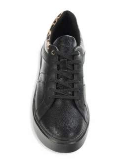 Geox Leopard Print Platform Sneakers