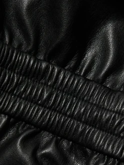 Women Alice + Olivia Levi Vegan Leather Crop Coverall