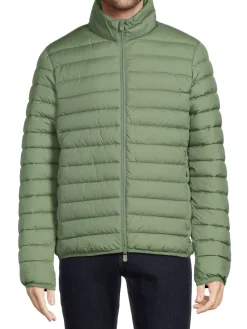 Save the Duck Coats & Jackets|Lewis Puffer Jacket Seaweed Green