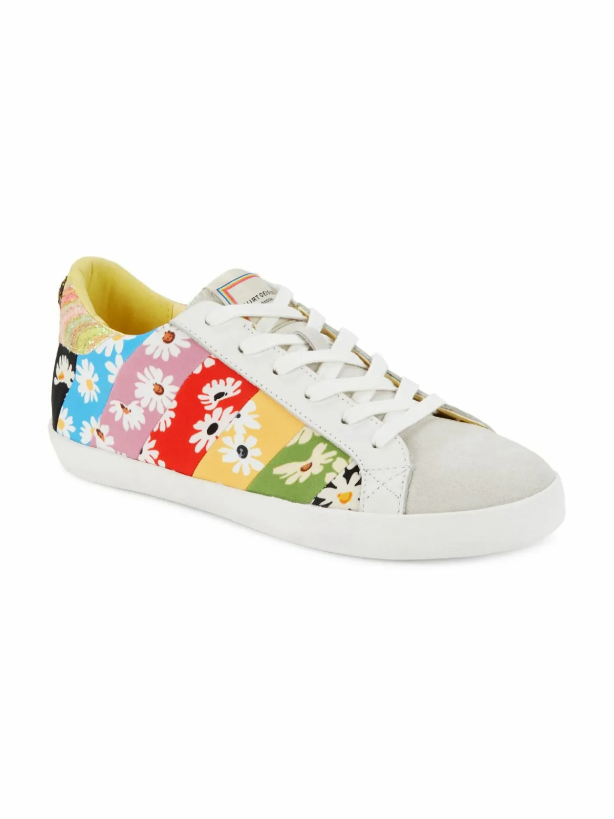 Kurt Geiger London Lexi Floral Glitter Sneakers