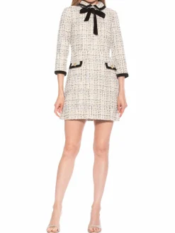 Women Alexia Admor Lexi Tweed Sheath Dress