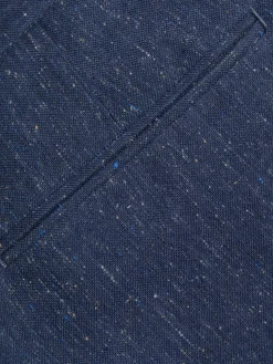 Saks Fifth Avenue Linen|Linen & Cotton Blend Slim Fit Pants Navy
