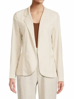 Women Love Ady Linen Blend Blazer