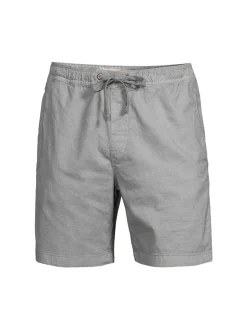 Tailor Vintage Shorts|Linen Blend Drawstring Shorts