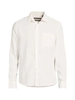 Saks Fifth Avenue Linen|Linen Blend Long Sleeve Button Down Shirt