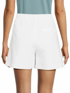 Women Elodie Linen Blend Pleated Shorts