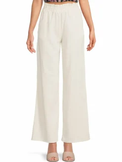 Women Love Ady Linen Blend Wide Leg Pants