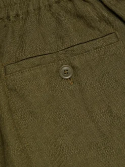 Women ATM Anthony Thomas Melillo Linen Pleated Shorts
