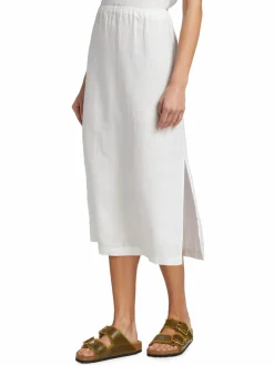 Women Onia Linen Slip Maxi Skirt