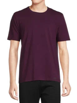 Hanro Loungewear, Sleepwear & Robes|Living Short-Sleeve Crew