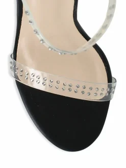 Bebe Lizah Sculptural Heel Sandals