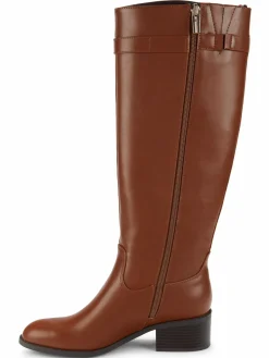 Tommy Hilfiger Logo Belted Knee High Boots