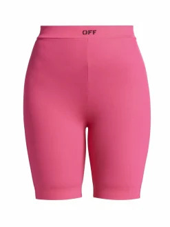 Women Off-White Logo Biker Shorts