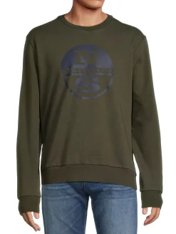 North Sails Sweatshirts & Hoodies|Logo Crewneck Sweatshirt Forest