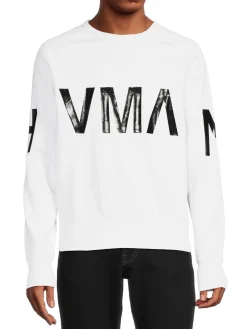 HVMAN Sweatshirts & Hoodies|Logo Crewneck Sweatshirt White