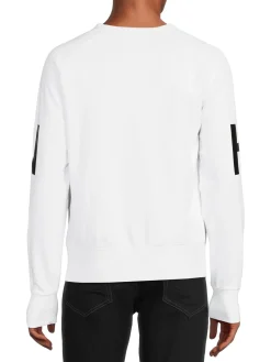 HVMAN Sweatshirts & Hoodies|Logo Crewneck Sweatshirt White