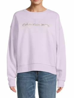 Women CK Jeans Logo Crewneck Sweatshirt