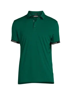 J.Lindeberg Polos|Logo Cuff Solid Polo