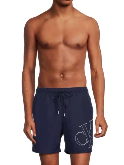 Calvin Klein Swim Shorts|Logo Drawstring Shorts