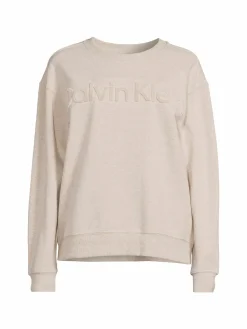 Women Calvin Klein Performance Logo Dropped Shoulder Sweatshirt