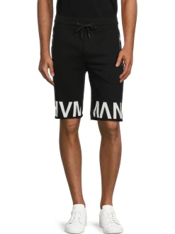 HVMAN Shorts|Logo French Terry Sweatshorts Black