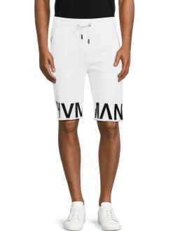 HVMAN Shorts|Logo French Terry Sweatshorts White