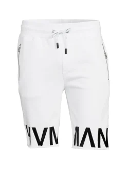 HVMAN Shorts|Logo French Terry Sweatshorts White