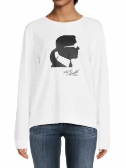 Women Karl Lagerfeld Paris Logo Graphic Sweatshirt