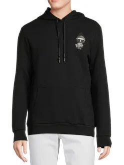 Karl Lagerfeld Paris Sweatshirts & Hoodies|Logo Hoodie
