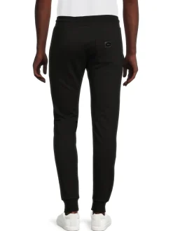 cavalli CLASS Pants|Logo Lightning Bolt Joggers Black