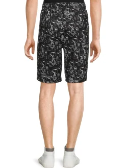 Karl Lagerfeld Paris Shorts|Logo Performance Shorts Black White