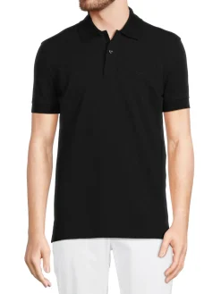 BOSS Polos|Logo Polo Black