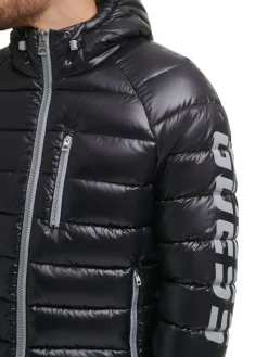 Guess Coats & Jackets|Logo Puffer Hooded Jacket