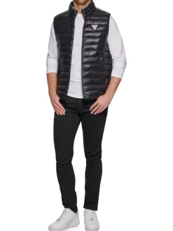 Guess Coats & Jackets|Logo Quilted Puffer Vest