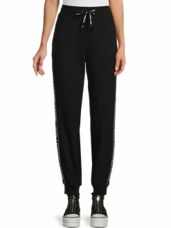 Women Karl Lagerfeld Paris Logo Tape Joggers
