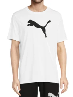 Puma Activewear|Logo Tee Puma White