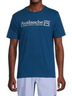 Avalanche Activewear|Logo Tee Rich Deep Blue