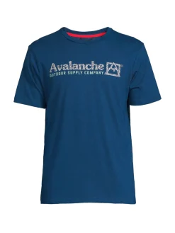 Avalanche Activewear|Logo Tee Rich Deep Blue