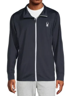 Spyder Activewear|Logo Track Jacket Frontier Blue