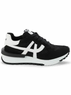 Ash Logo Two Tone Platform Sneakers