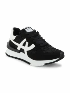 Ash Logo Two Tone Platform Sneakers
