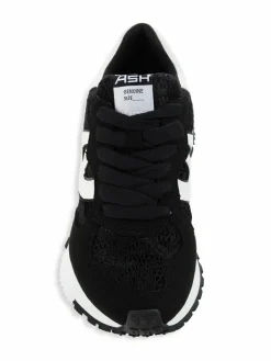 Ash Logo Two Tone Platform Sneakers