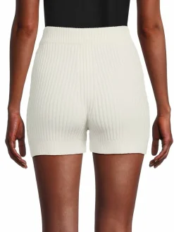 Women Sonia Rykiel Logo Wool Bike Shorts