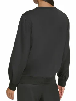 Women Karl Lagerfeld Paris Logoband Hem Sweatshirt