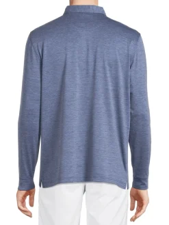 Callaway Polos|Long Sleeve Golf Polo Navy